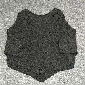 Vince Charcoal Grey Wool Dolman Sweater